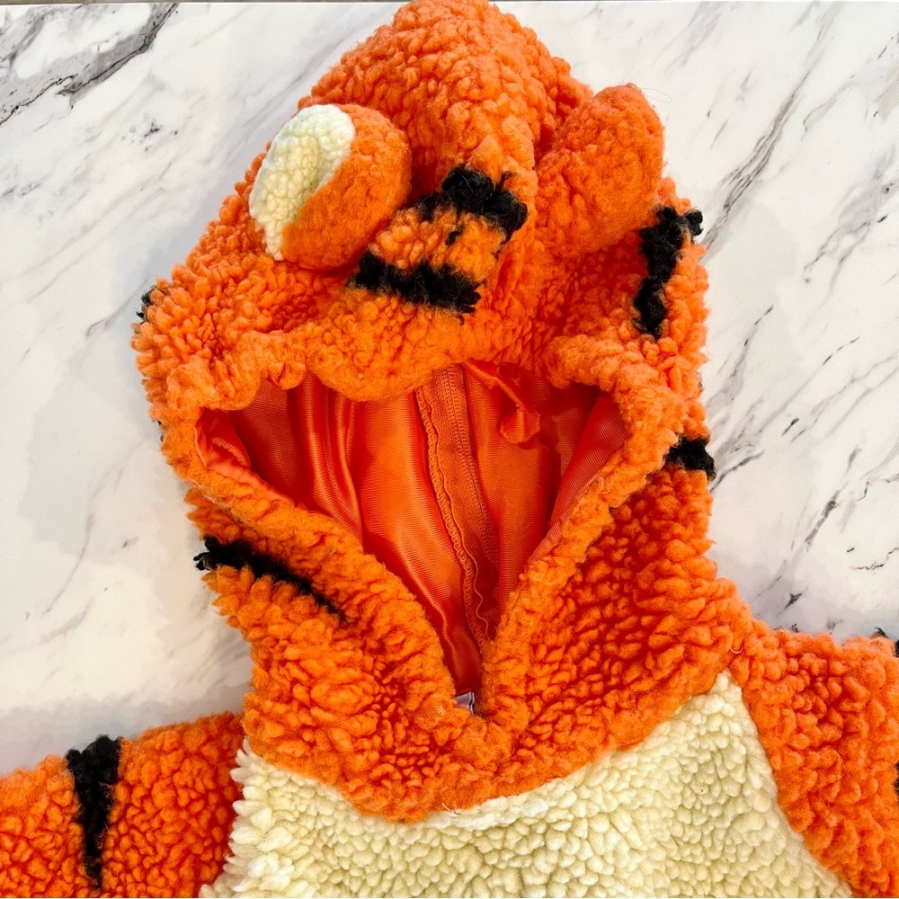 Vintage Disney Store Tigger One Piece Hallowen Costume Adult Unisex Winnie Pooh - Picture 8 of 11